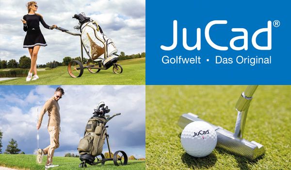JuCad Golf Elektrocaddys Golfbags Golfzubehör 